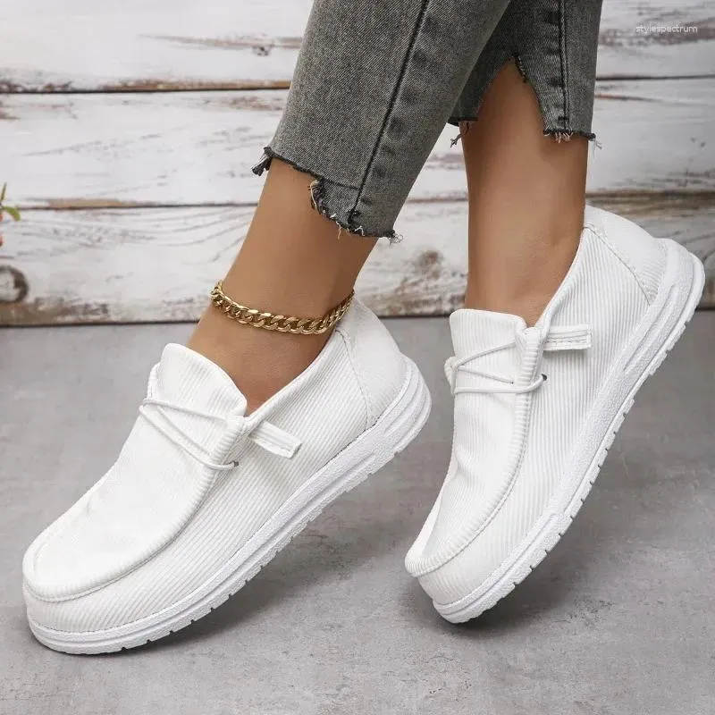 Casual schoenen van canvas voor dames, zomersneakers van ademende stof, loafers met platformzool, designer schoenen voor dames_voghion.com