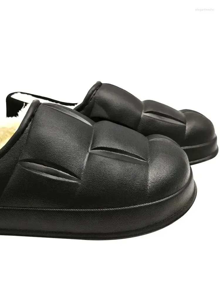 Warm Slippers For Women: Heel Wrapped Cotton Slippers With Non