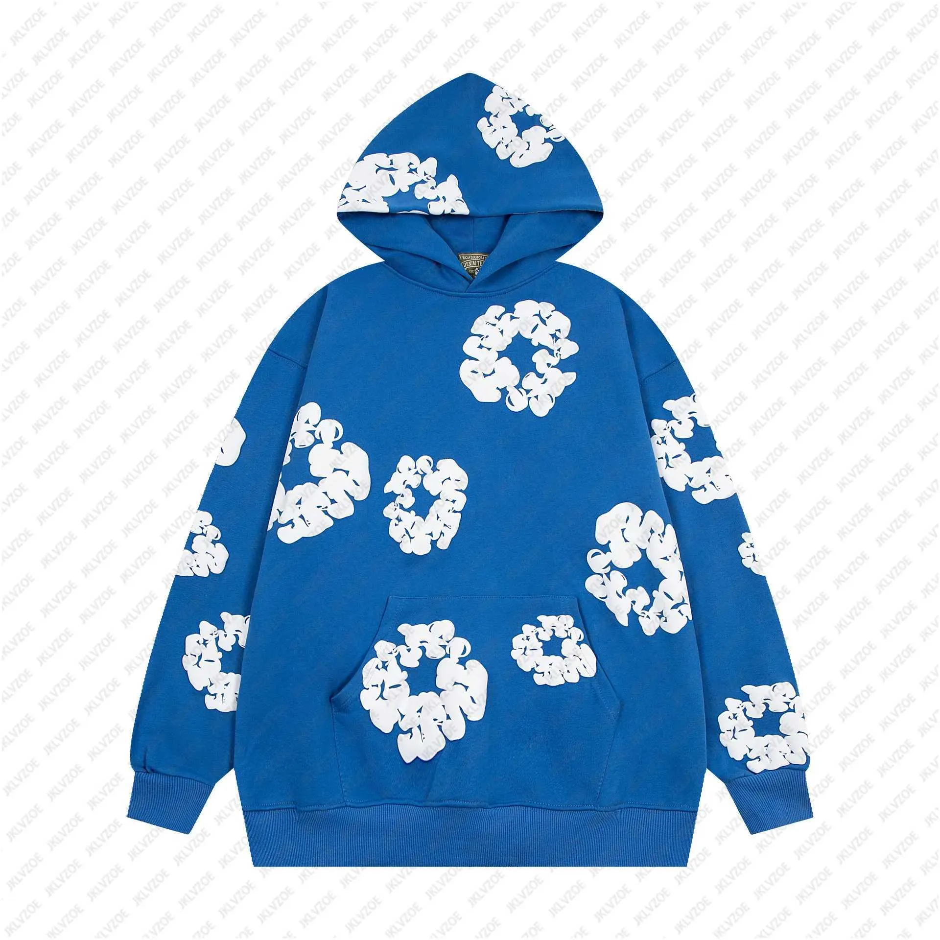 Herren Hoodie Mit Backprint Und Blumenmuster – Lässiger Oversize-Kapuzenpullover Im Streetwear-Stil – Weich, Warm Und Trendig