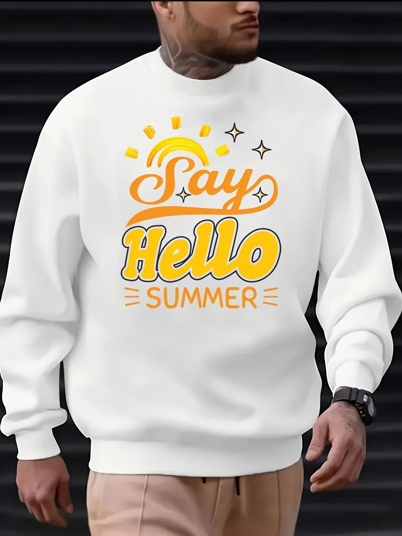 Felpa Lay King Felpa Lay King Men's Graphic Design Hoodless