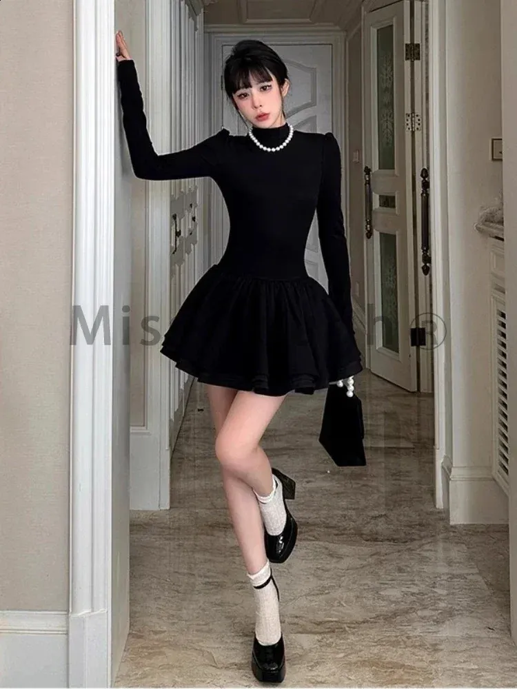 open lace back dress Winter Women Warm Dress Elegant O Neck Simple Casual Loose Women Plush –  Divahotcouture main image 0