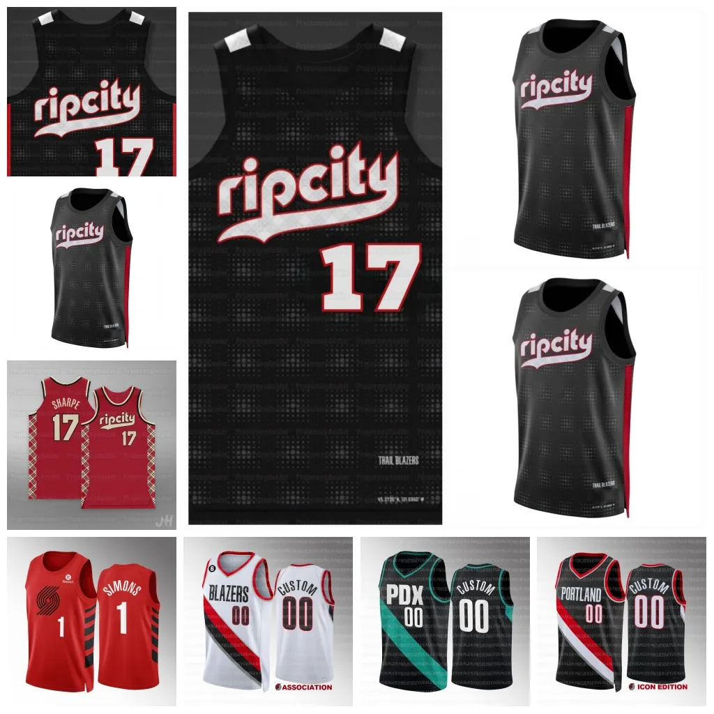 Basketball Jersey: 25 City Edition, Various Portland Team Players