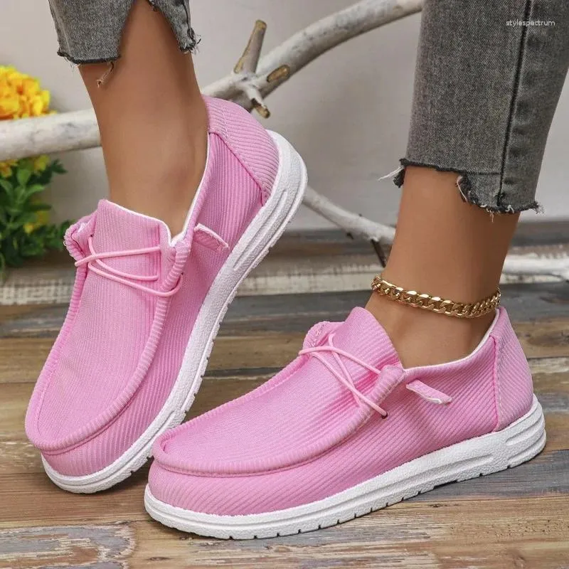 Casual schoenen van canvas voor dames, zomersneakers van ademende stof, loafers met platformzool, designer schoenen voor dames_voghion.com