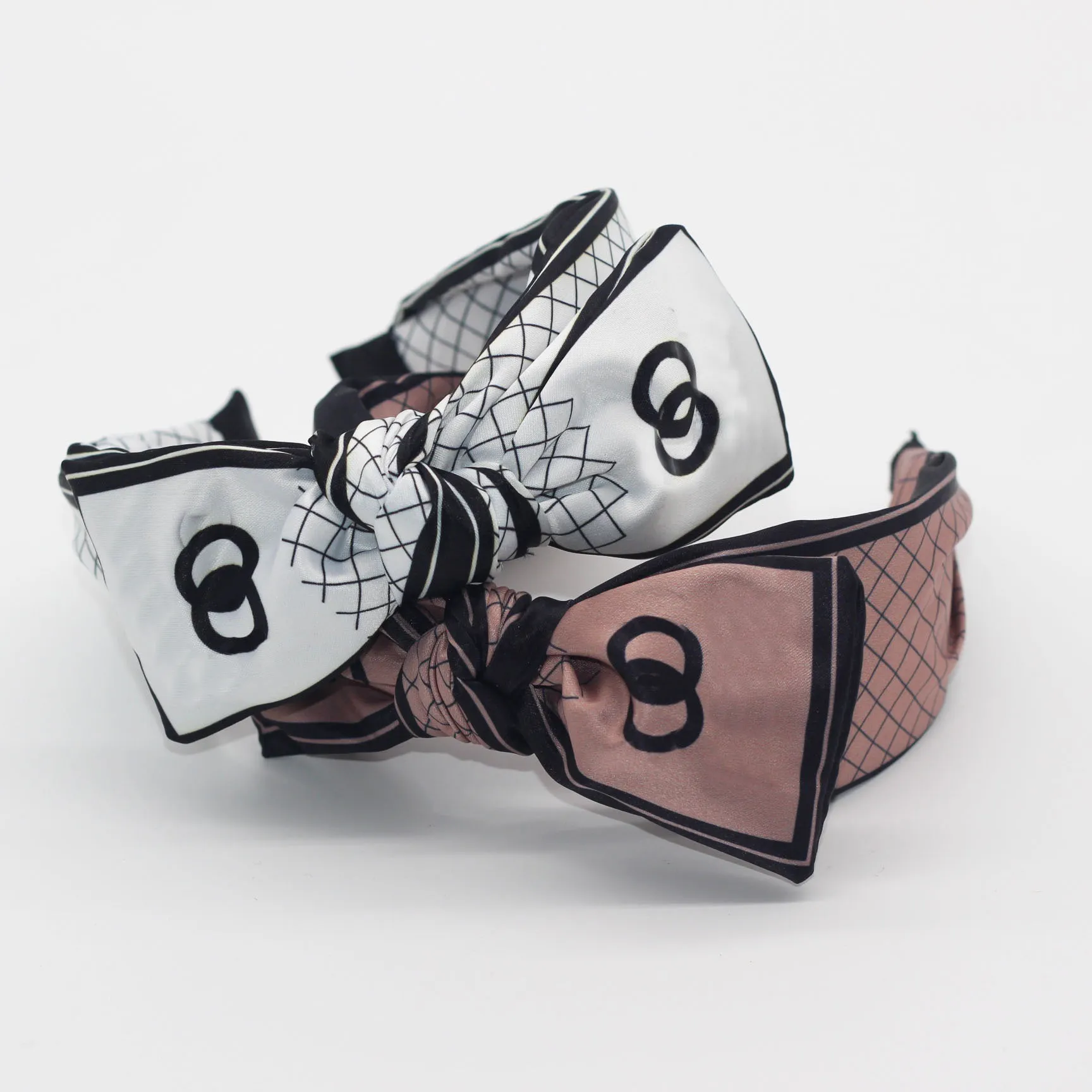 French Elegant Headband Springtime Women Love Hair Hoop Black