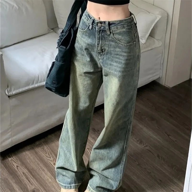 Vintage Streetwear Women's Teeptown Y2K Baggy Wide Leg Vintage Streetwear Women's Teeptown Y2K Baggy Wide Leg