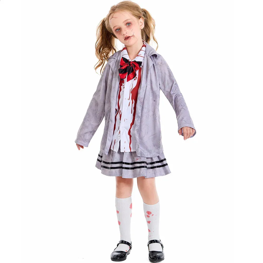 Zombie Halloween Kostuum Gray Academy Uniform Voor Jongens En Meisjes  Podium Horror Kleding Rollenspel Van 20,92 € | DHgate, image size:1000x1000