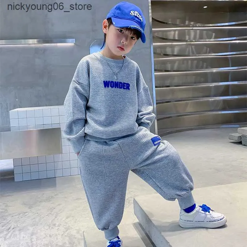 Boys Tracksuits: Cotton Blend Set Spring/Autumn Activewear