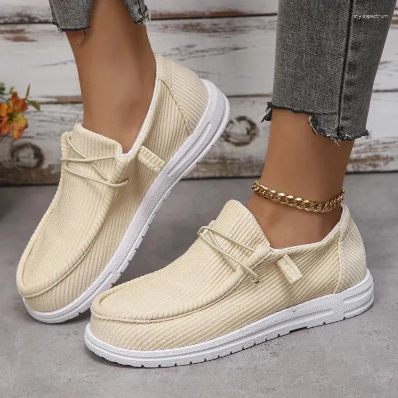 Casual schoenen van canvas voor dames, zomersneakers van ademende stof, loafers met platformzool, designer schoenen voor dames_voghion.com