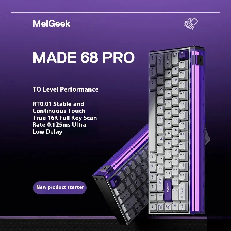 MelGeek MADE68 PRO Customized Magnetic Switch Magegee Keyboard For 
