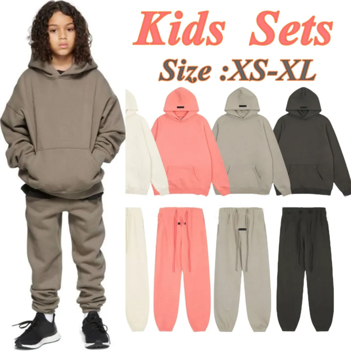 Hooded Sets Kids Clothes Baby Clothing Sweatshirt Coats Boys Designer Clothes Fashion Streetshirts Pullover Loose Tracksuits From 15 89 DHgate