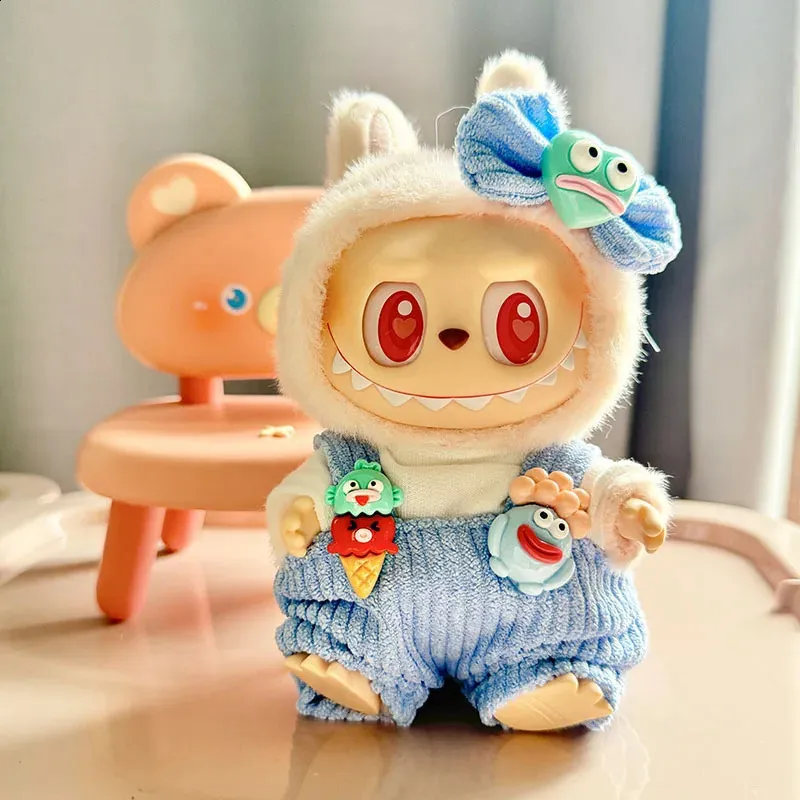 labubu コスチューム付き　正規品 Labubu 服交換ファッション全体 Labubu アイドル V1 V2 人形衣類