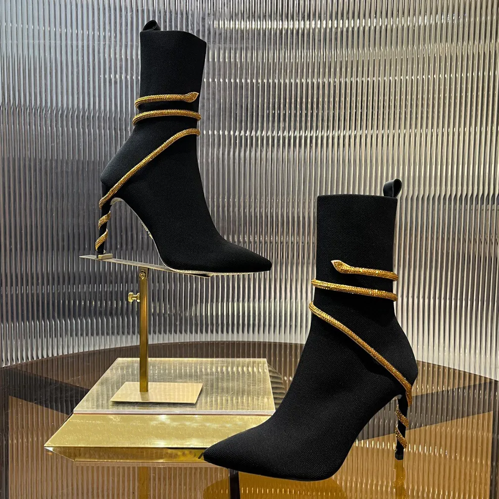 Miss Left Women's Metallic Kitten Heel Ankle Boots - Pointy Toe Side Zip Booties Size 4-16