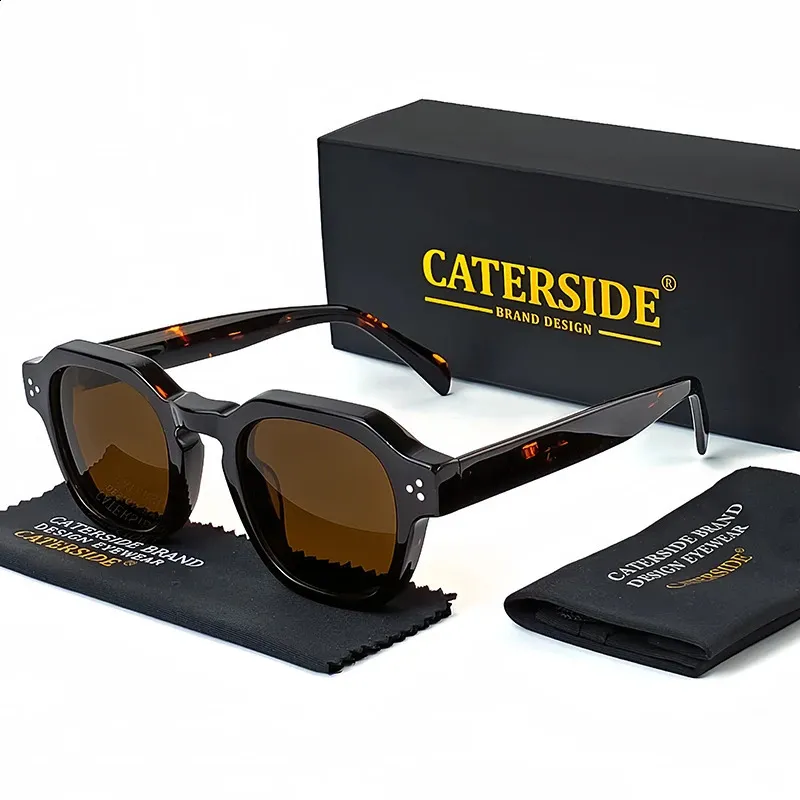 Caterside Polarized Sunglasses Acetate Frame UV400  display picture 1