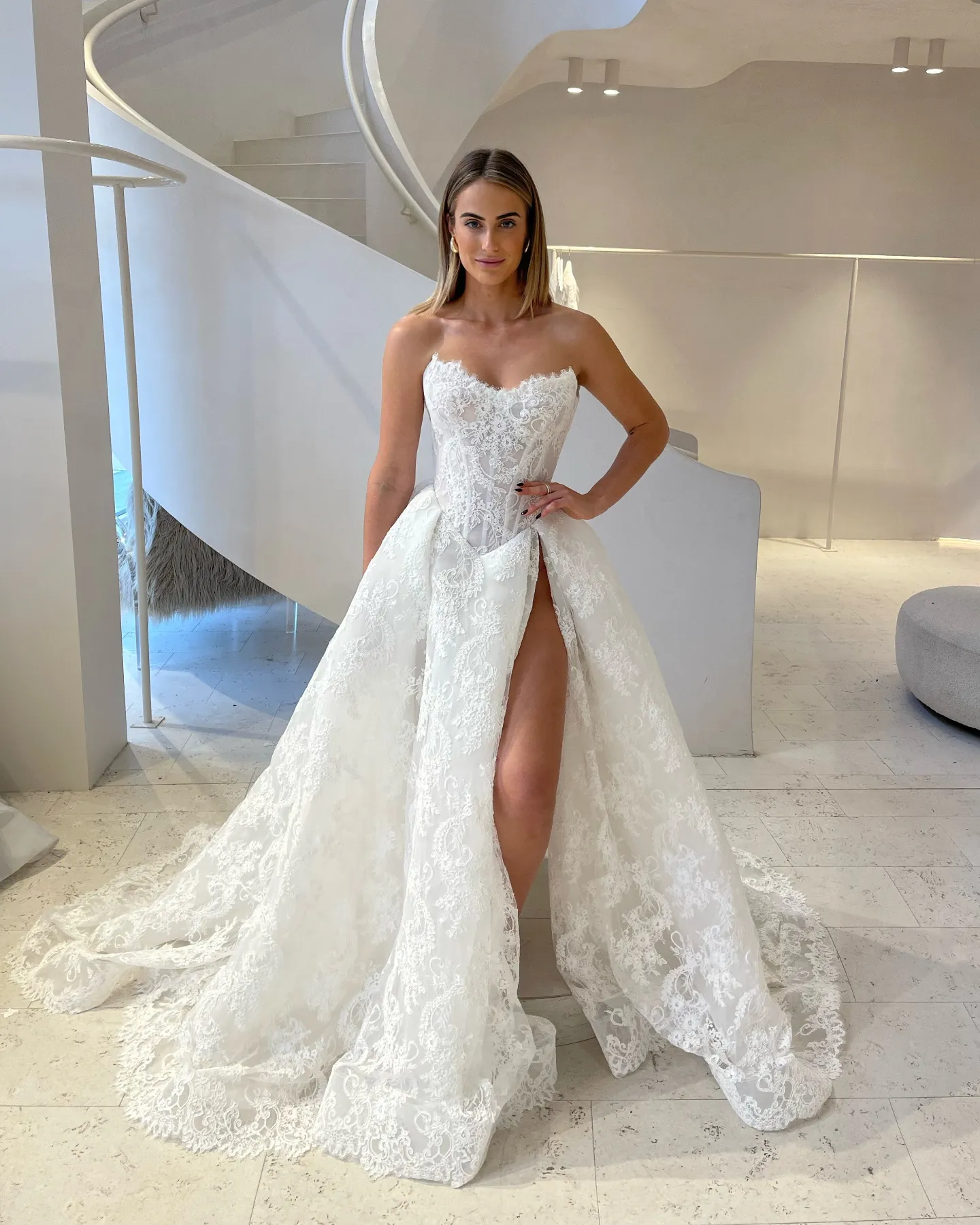 Black Wedding Dress Kleinfeld Bridal Vestidos De Novia En Nueva York A Line  Lace Strapless Wedding