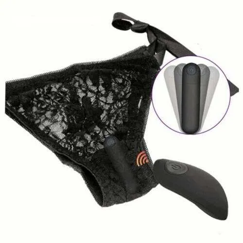 buy vibrating underwear 10 Function Remote Control Vibrating Panties Bullet Underwear Women  Rechargeable main image 1