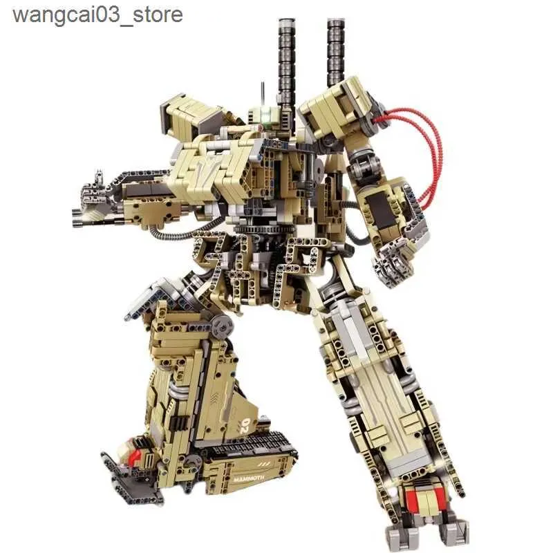 Super-Large Transforming Robot Building Blocks Mammoth Tank