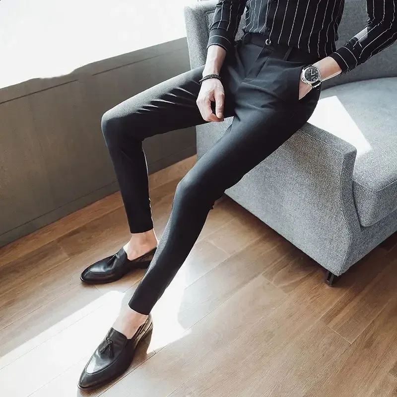 slim fit dress slacks Muffynn Flexiplus Straight Fit Trousers: The Perfect Everyday Pant main image 1
