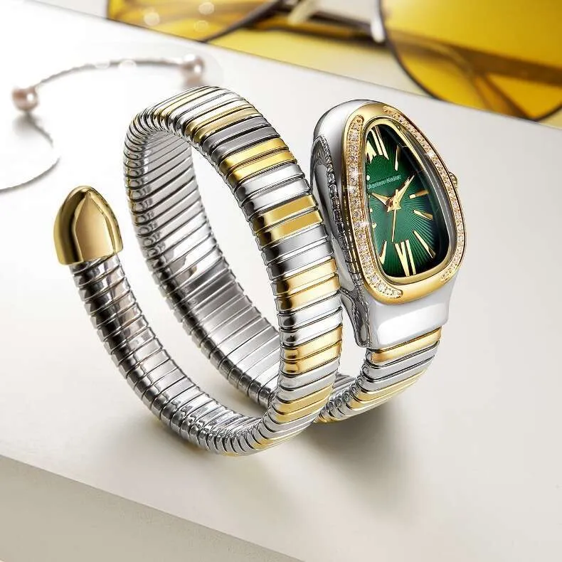 Serpentine Watch Marlen Keller New Snake Shaped Watch IP 
