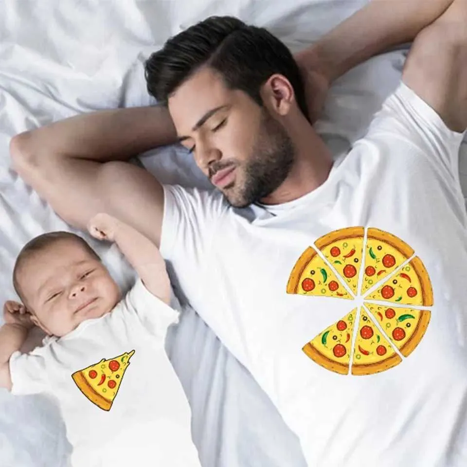 camisa polera pizza papa e hijo