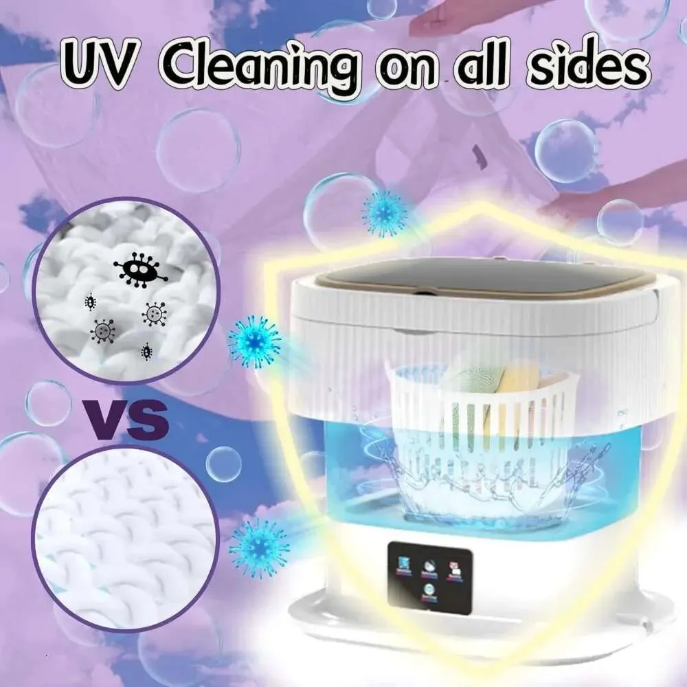 Compact 11.5L Washing & Drying Machine - Portable Laundry For Apartments, Dorms, Hotels