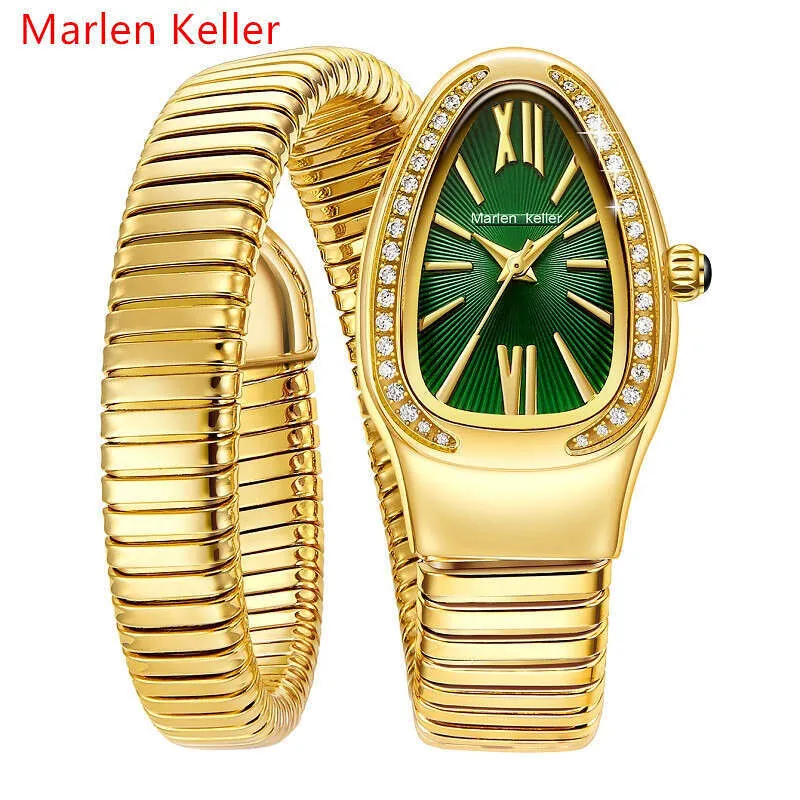 Serpentine Watch Marlen Keller New Snake Shaped Watch IP  display picture 2