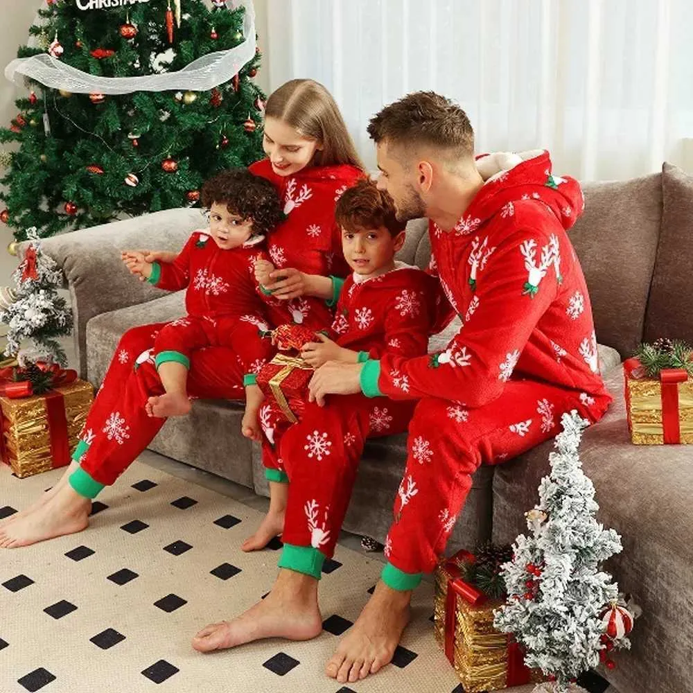 plaid family christmas pajamas nightgown