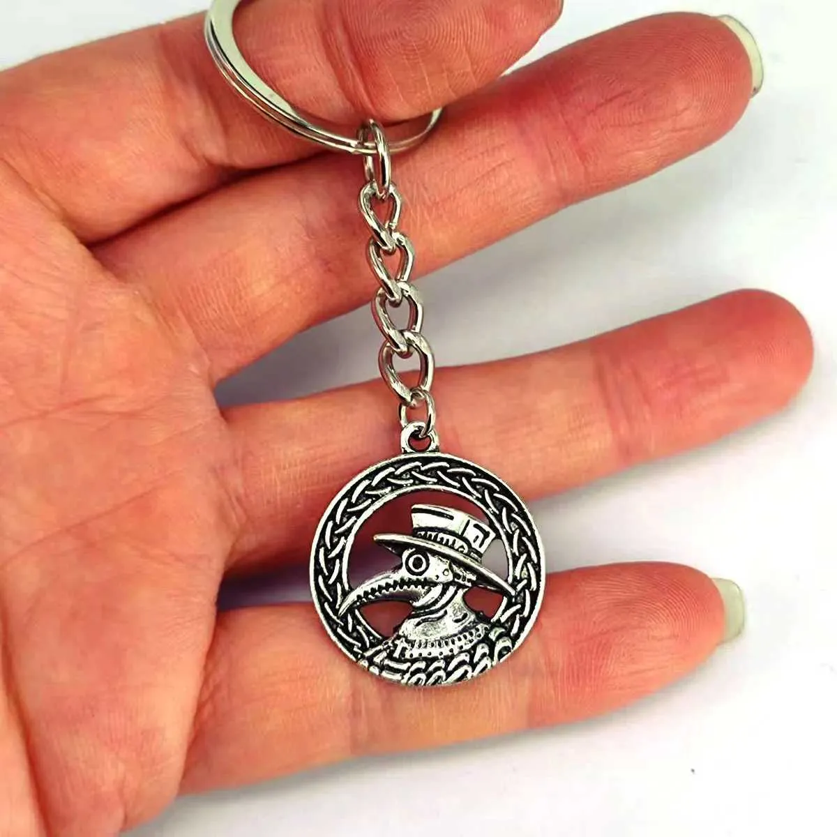 Cool Keychains: Plague Doctor Figure Keychains Charms Antique Style ...