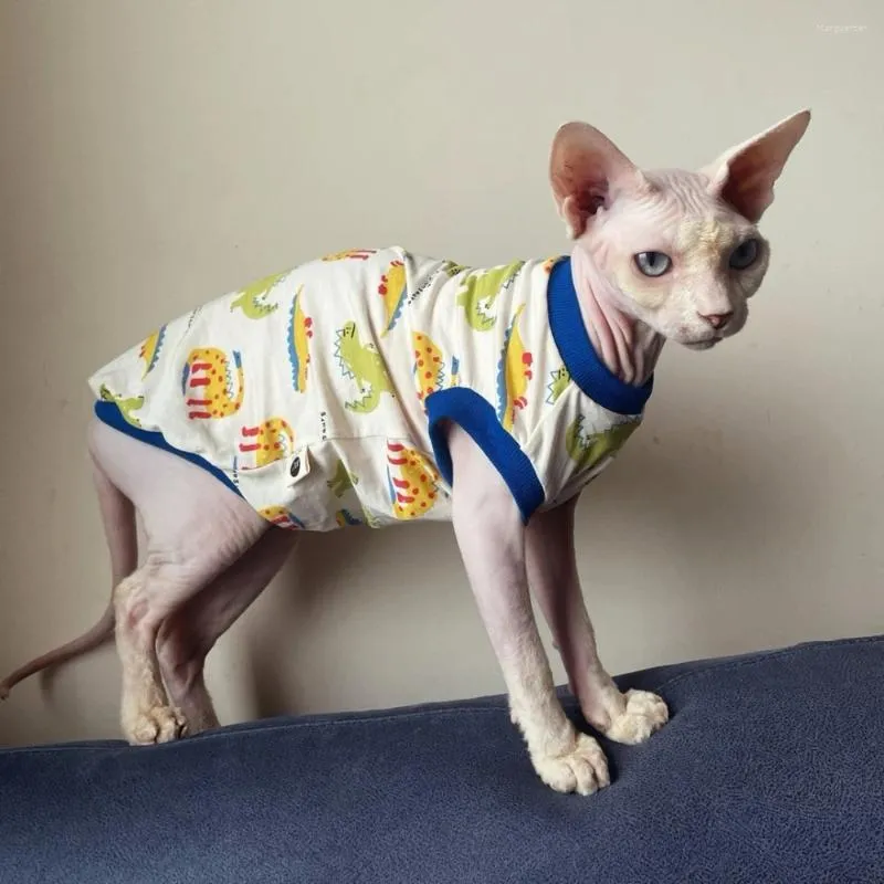 Cartoon Cat Clothes: Adorable Summer Outfits for Kittens Small Dogs! Shop  Now!