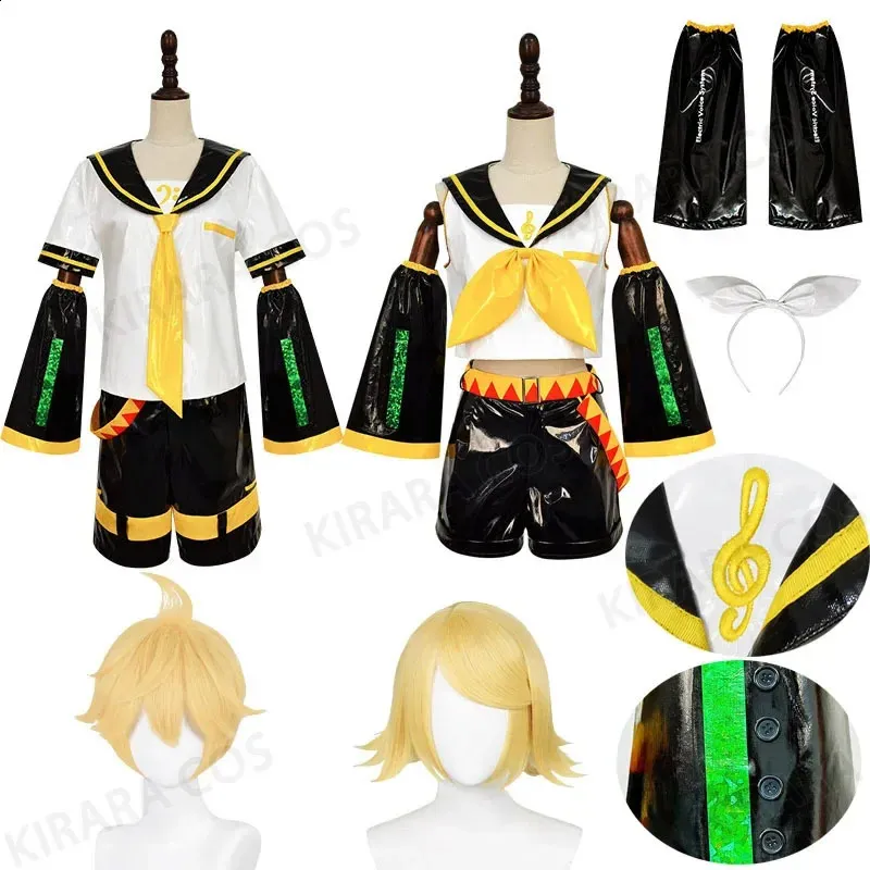 Len Rin Cosplay Mens Wig Set Female Singer V Patent From Zara06