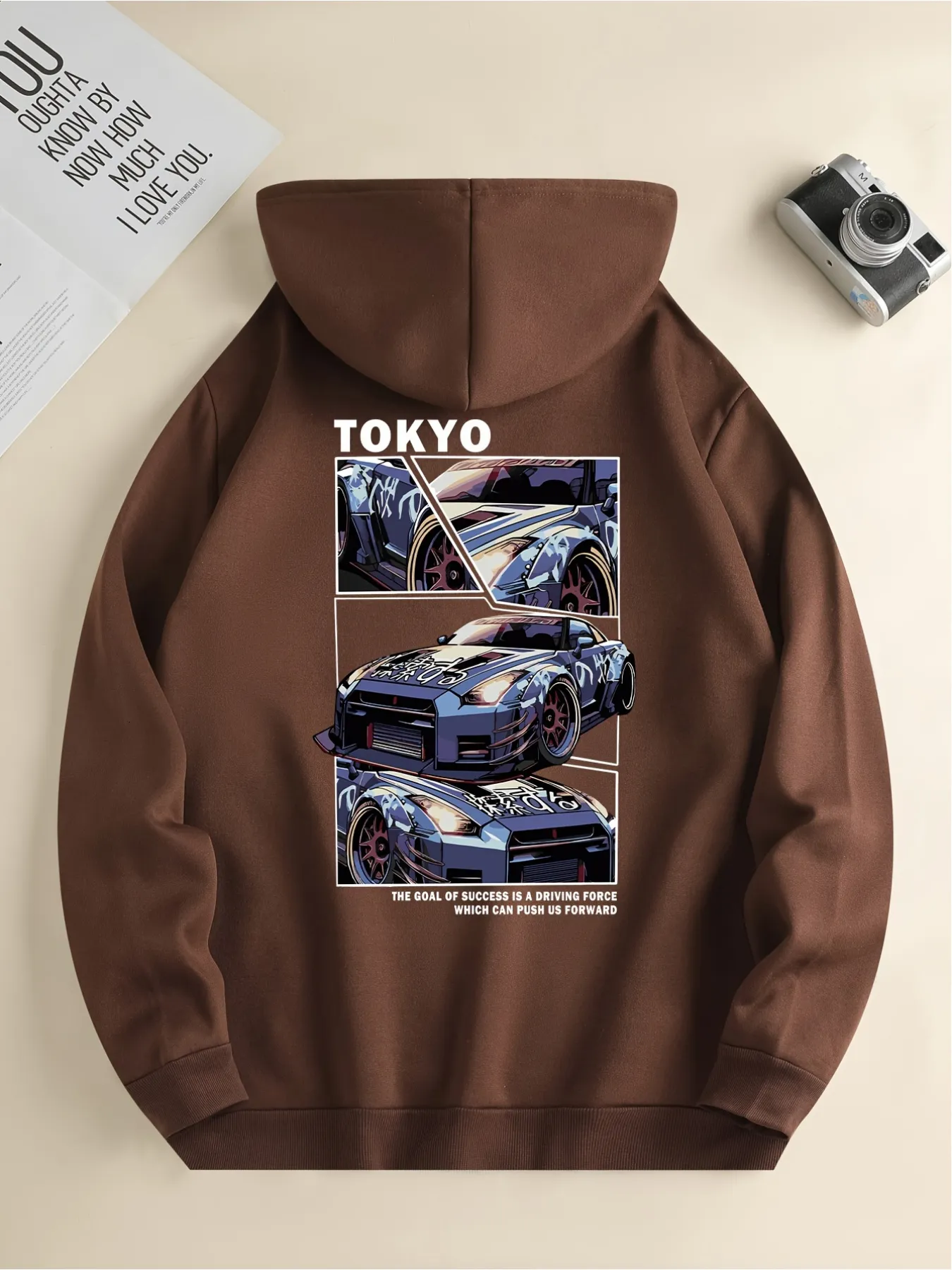 Mens Graphic Hoodies: Long Sleeve Graphic Hoodie, Drawstring