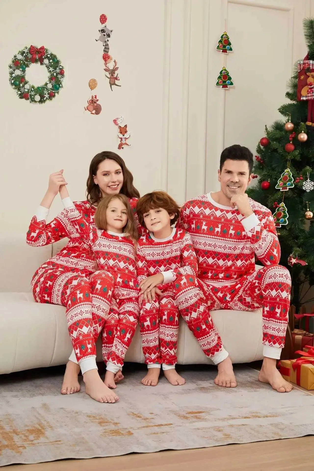 Matching Family Christmas Pajamas: Holiday Pajama Sets for Adults, Kids ...