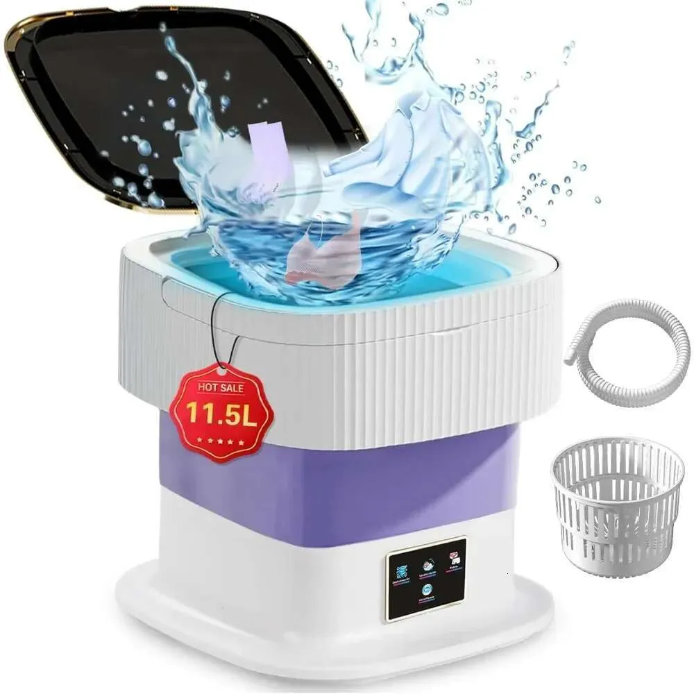 Compact 11.5L Washing & Drying Machine - Portable Laundry For Apartments, Dorms, Hotels