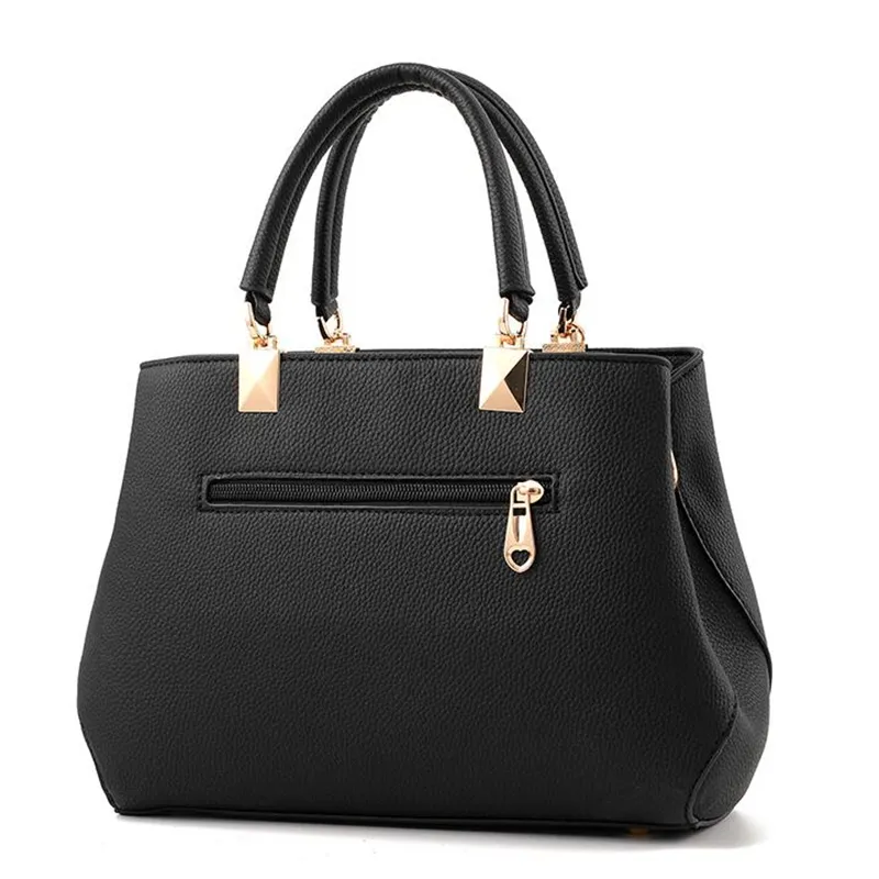 Ydlns Elegant Women Messenger with Wer Pendant Office Ladies Totes Pure Handbag for Female Crossbody Shoulder Bags