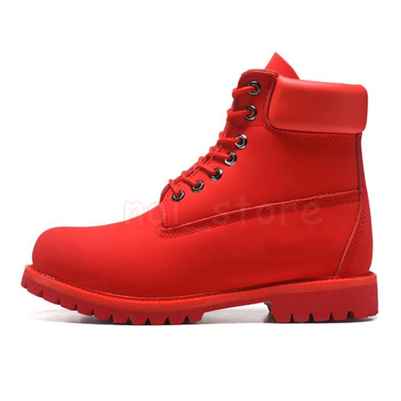 Red timberlands men sale