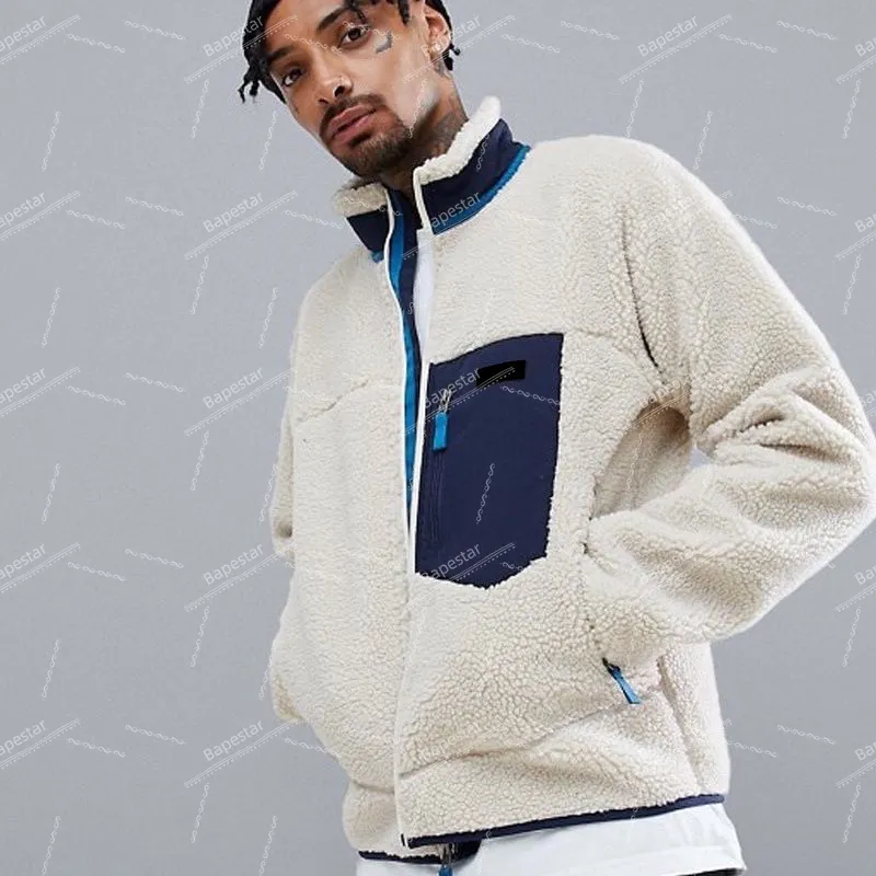 Designer fleece jacket men's deals