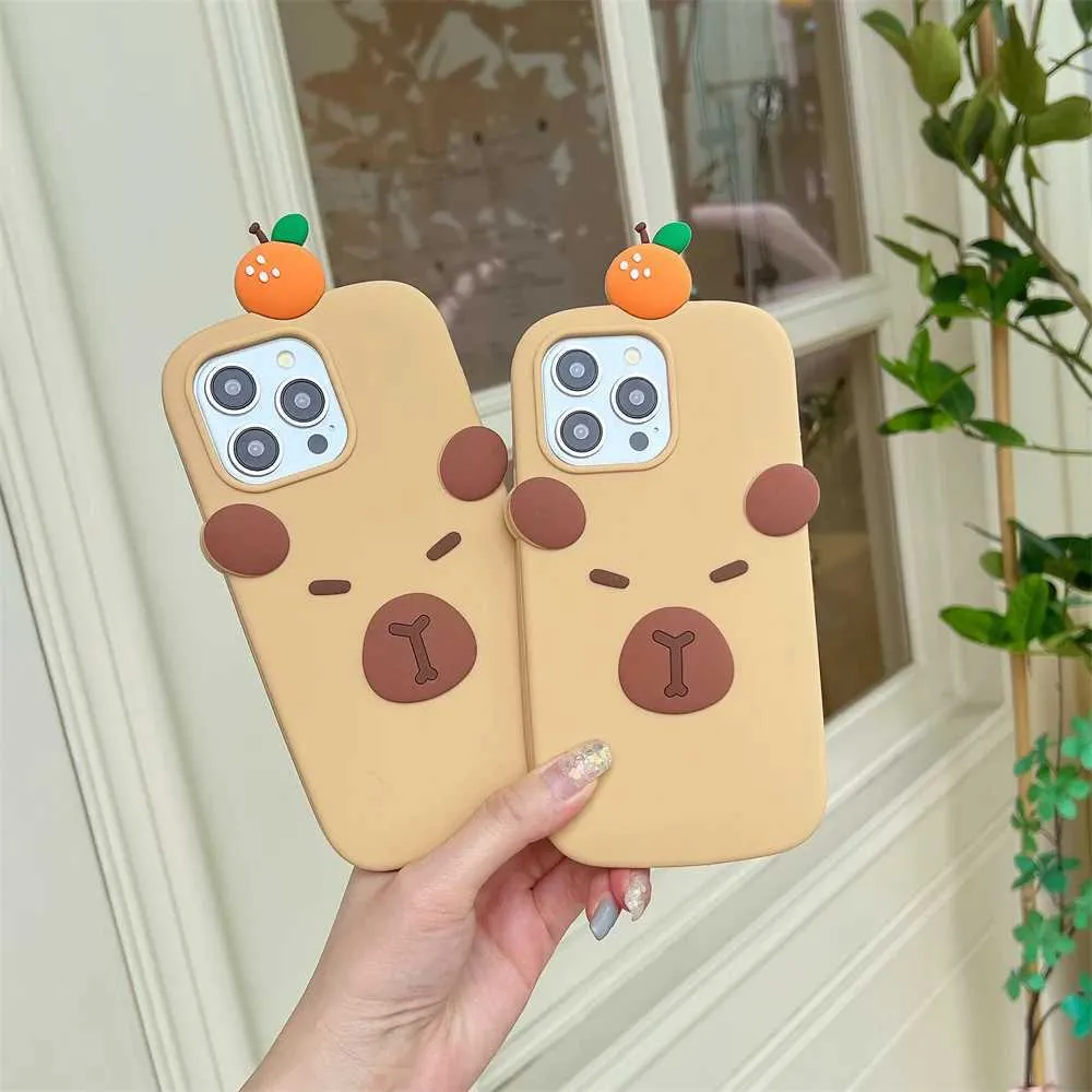 Coque Silicone IPhone 12 Pro Max 6.7" Avec Motif Capybara Manga Kawaii - Protection Antichoc, Bords Surélevés - Housse TPU Mignonne Et Résistante - 8