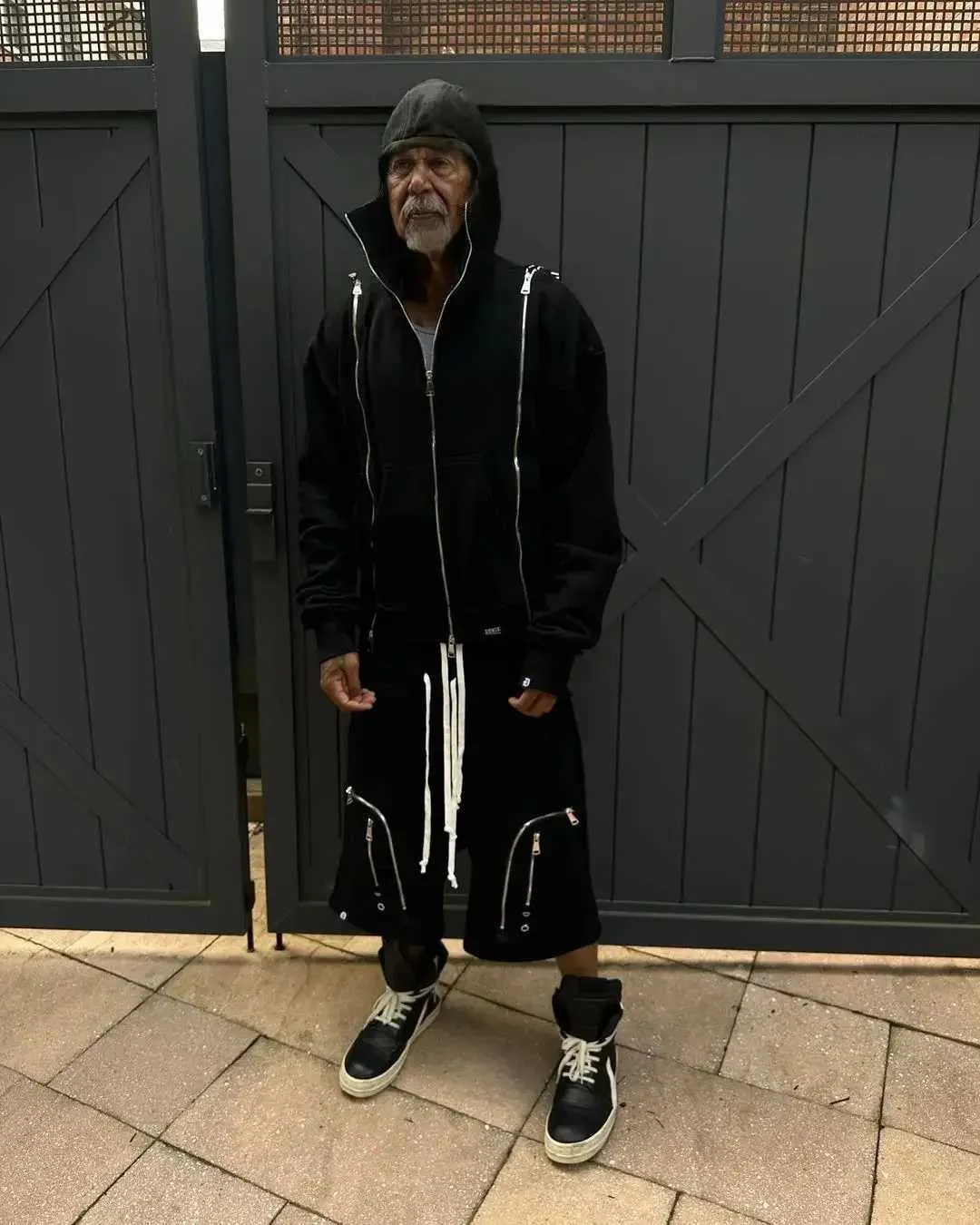 Y2k Mens Fashion Set: Casual Two Piece Hoodie And Shorts Outfit