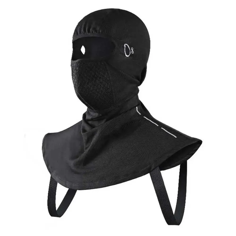 Unisex Winter Balaclava Ski Mask Windproof Fleece Temperature Sensitive Ergodyne N-Ferno 6821 Black Fleece Balaclava Face Mask 6821  main image 3