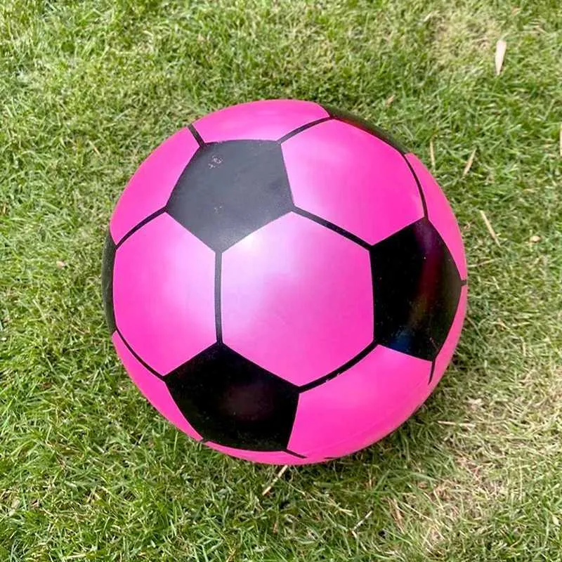Inflatable Multi-Color PVC Football - 20cm Hand Pad, Outdoor Sports ...