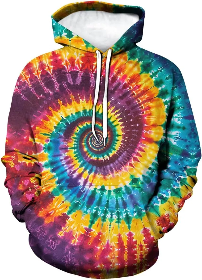 Printed Hoodie Tie Dye Hoodie Herren Save Big On Bulk Mens Tie Dye