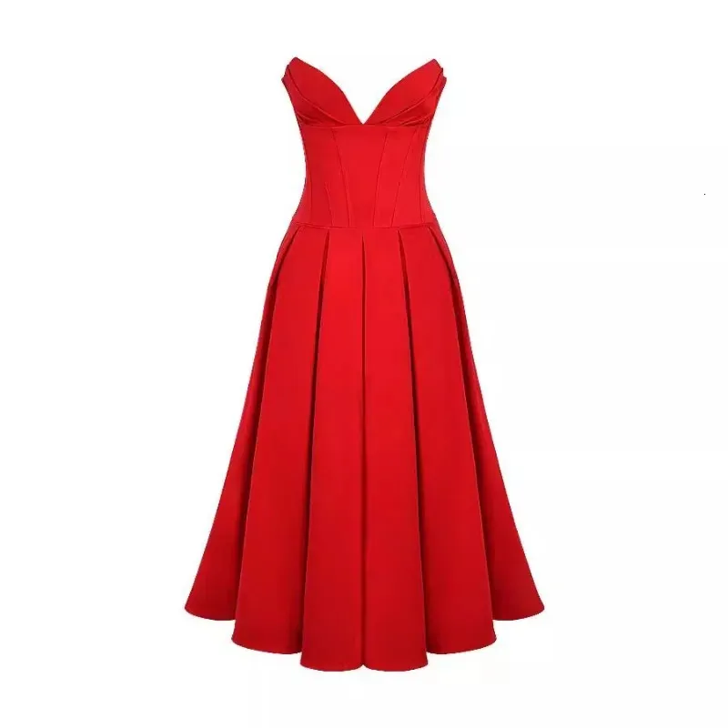 2024 Lady Strapless Midi Dres Sexy Summer Dresses... From Sunshine_girls, $38.25 | DHgate.Com 2024 Lady Strapless Midi Dres Sexy Summer Dresses... From Sunshine_girls, $38.25 | DHgate.Com