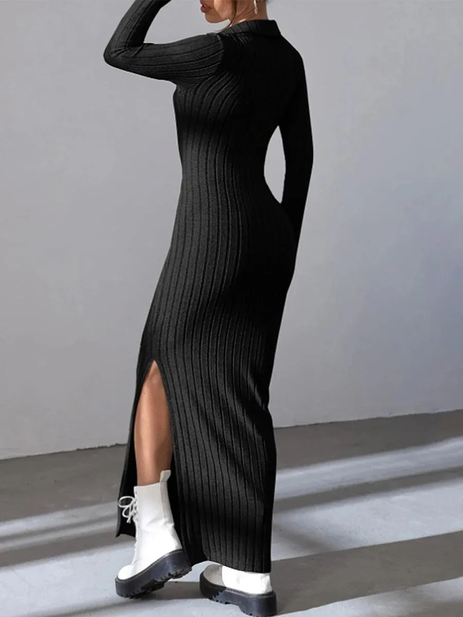 Womens Knit Midi Dress, Long Sleeve Bodycon | DHgate Womens Knit Midi Dress, Long Sleeve Bodycon | DHgate