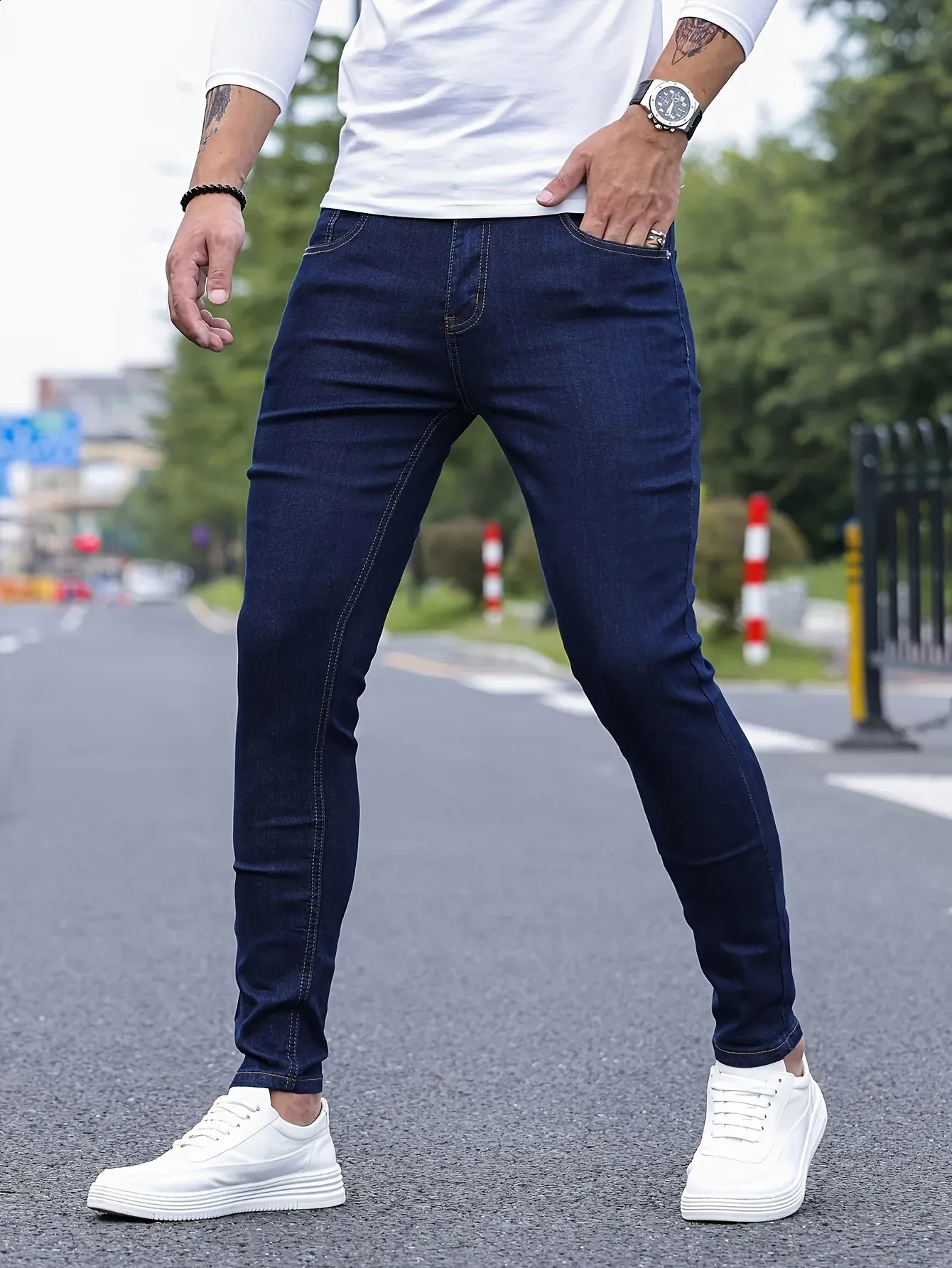 Skinny Jeans Men Pantalones Hombre Easy Wear Shop True Religion