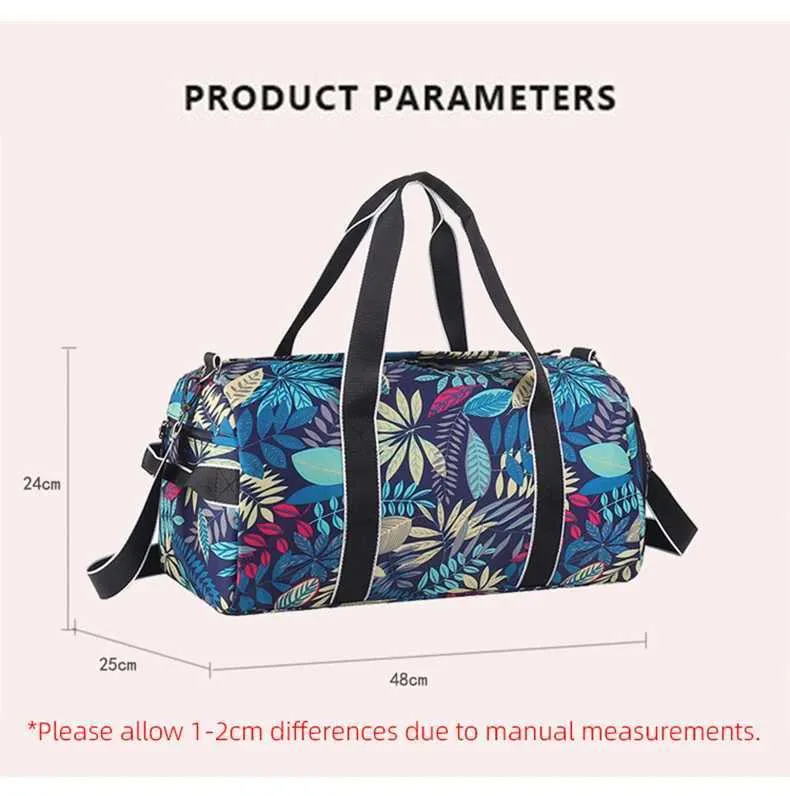 Sports Yoga Bag with Dry & Wet Separation - Travel Fitness Gym Shoulder ...