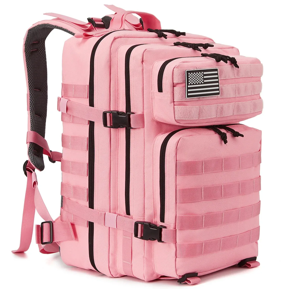 45L Tactical Travel Backpack: Molle Rucksack for Hiking, Camping ...