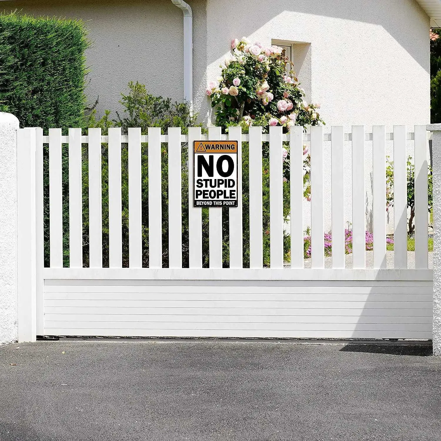 Signes De Bar Drôle Signe En Métal Signe Humoristique `` Pas De Gens  Stupides Pour La Maison, Le Garage Ou Le Décor Mural De Bar Du 6,53 € |  DHgate, image size:1500x1500