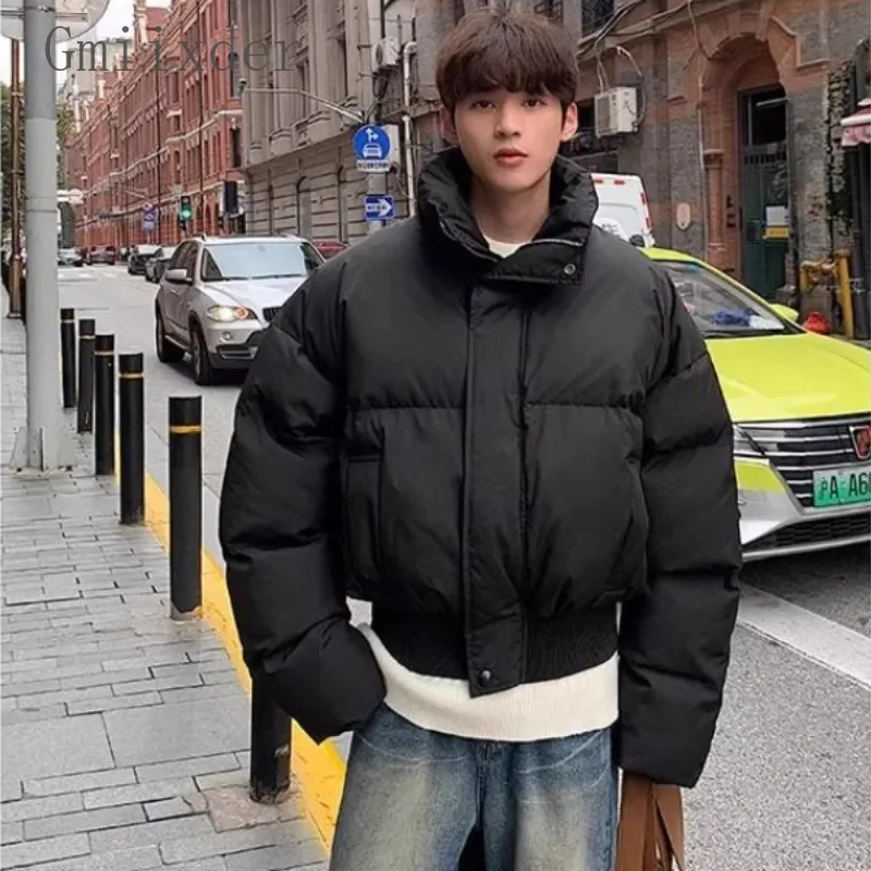 Save Big on Bulk Korean Parka Jacket Korean Winter Jackets: Short Stand  Collar Padded Jacket Mens Designer Parka, Loose Fit, Versatile Trendy  Korean