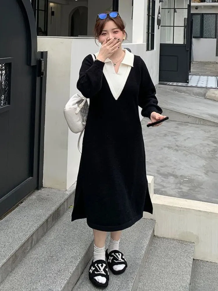 Plus Size Knee-Length Chiffon Dress with Short Sleeves for Autumn Winter  Commute from Dhgate Urban Sexy Dresses - price 59.15
