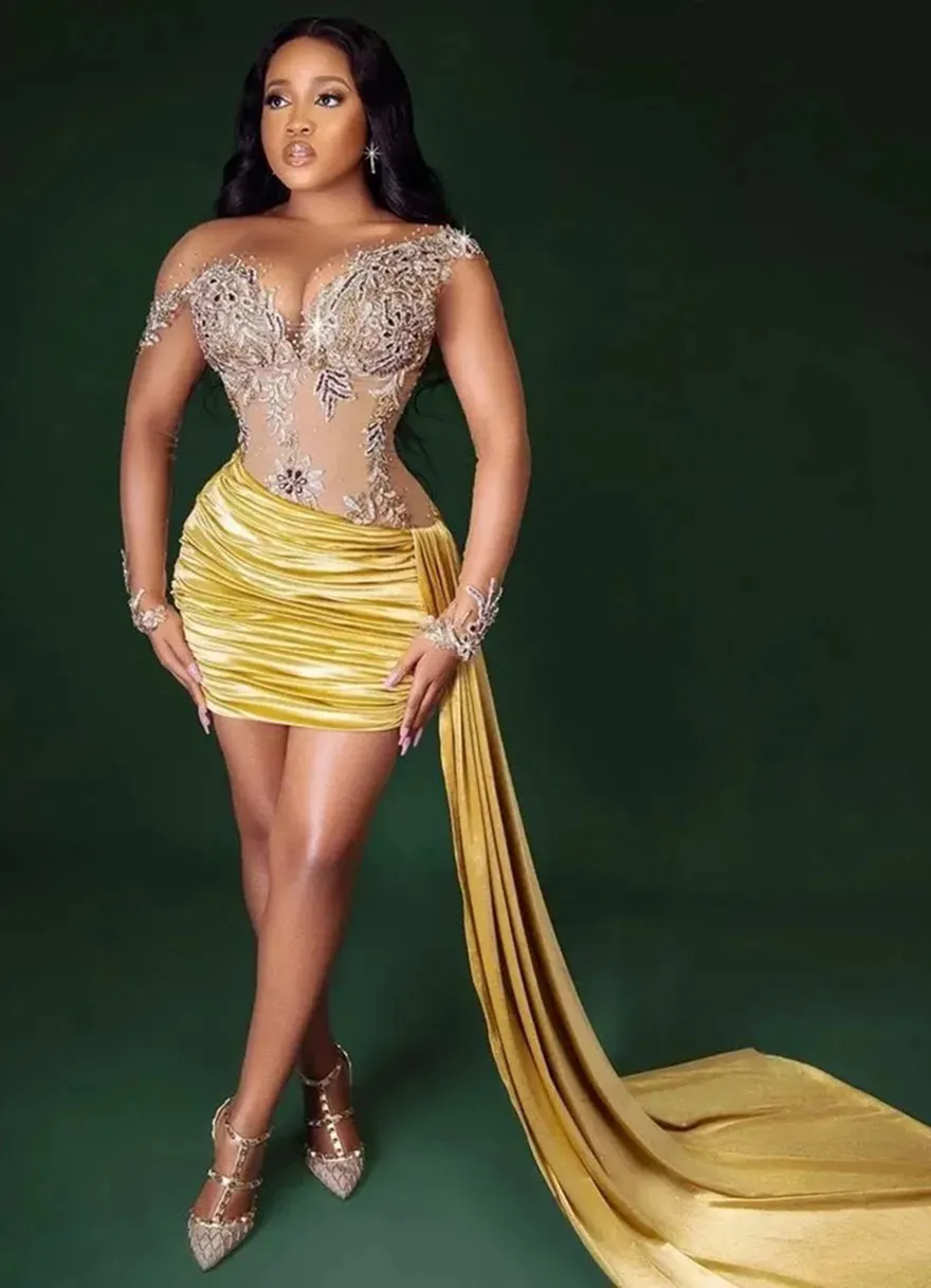 Mini Robe Élégante Et Sexy À Paillettes Pour Femme - Extensible - Robe