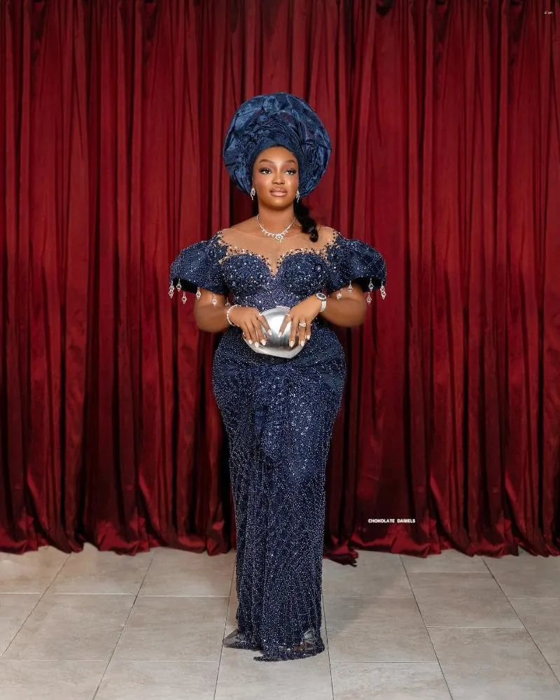 Navy Blue Nigerian Traditional Wedding Plus Size Beaded Lace Floor-Length Prom Dress from Dhgate Urban Sexy Dresses - price 317.93 Navy Blue Nigerian Traditional Wedding Plus Size Beaded Lace Floor-Length Prom Dress from Dhgate Urban Sexy Dresses - price 317.93